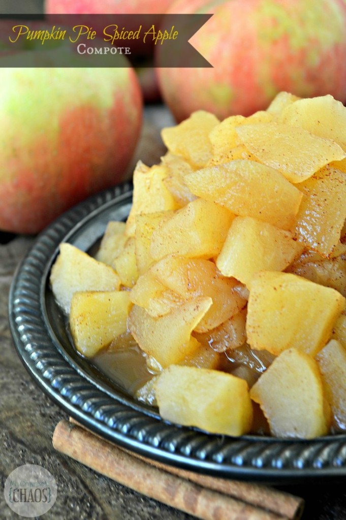 Pumpkin Pie Spiced Apple Compote - 20 Delicious Apple Dessert Recipes