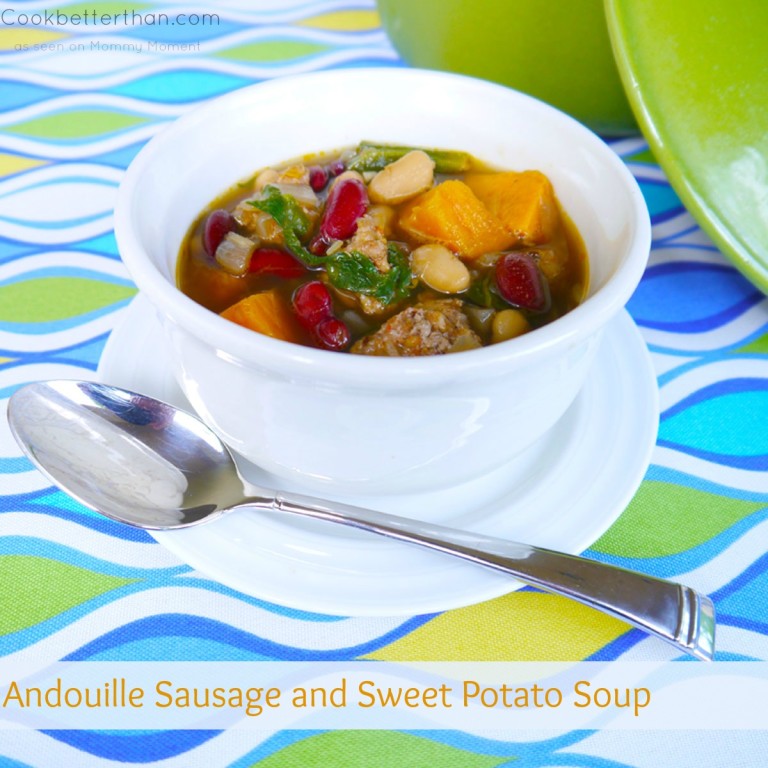Andouille Sausage and Sweet Potato Soup
