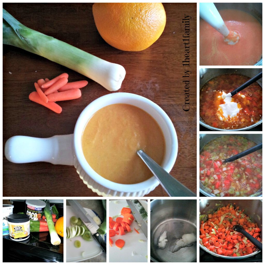 Citrus Infused Carrot Soup