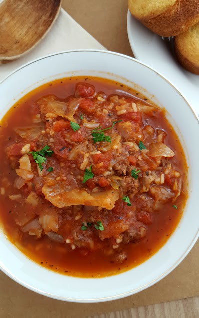 Crock Pot Cabbage Roll Soup