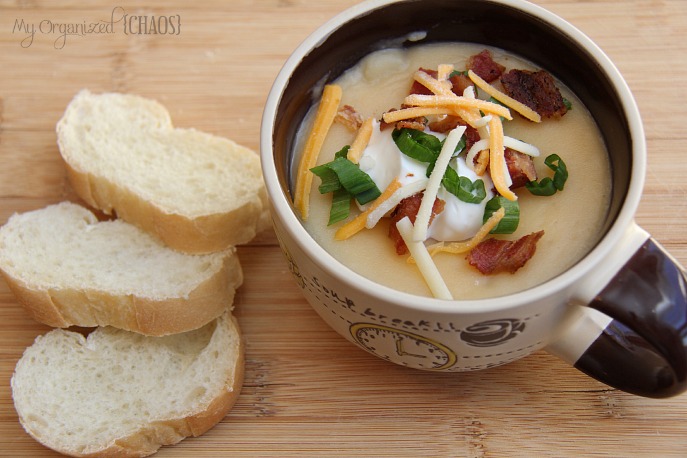 Slow Cooker Loaded Baked Potato Soup